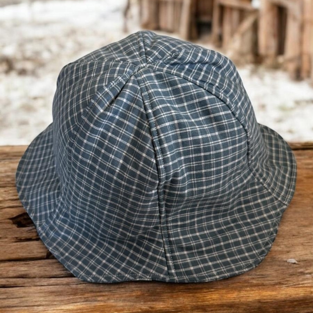 Stylish Checkered Men's Bucket Hat